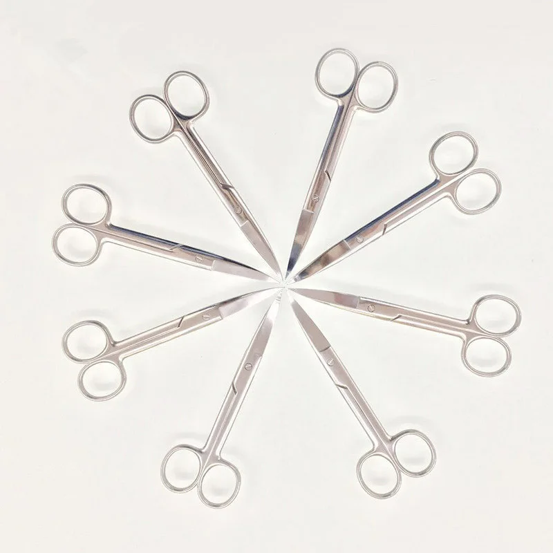 Горячие 14 см из нержавеющей стали хирургические изогнутые наконечники бытовые