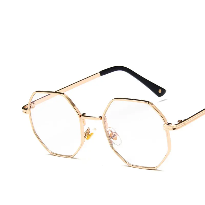 Модные корейские полигональные очки оправа с толстым краем для очков в стиле