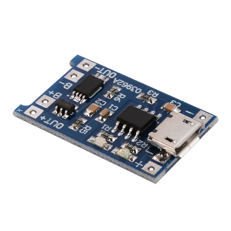 5 шт. зарядная плата для литиевой батареи В 1 А Micro USB 18650 модуль зарядного