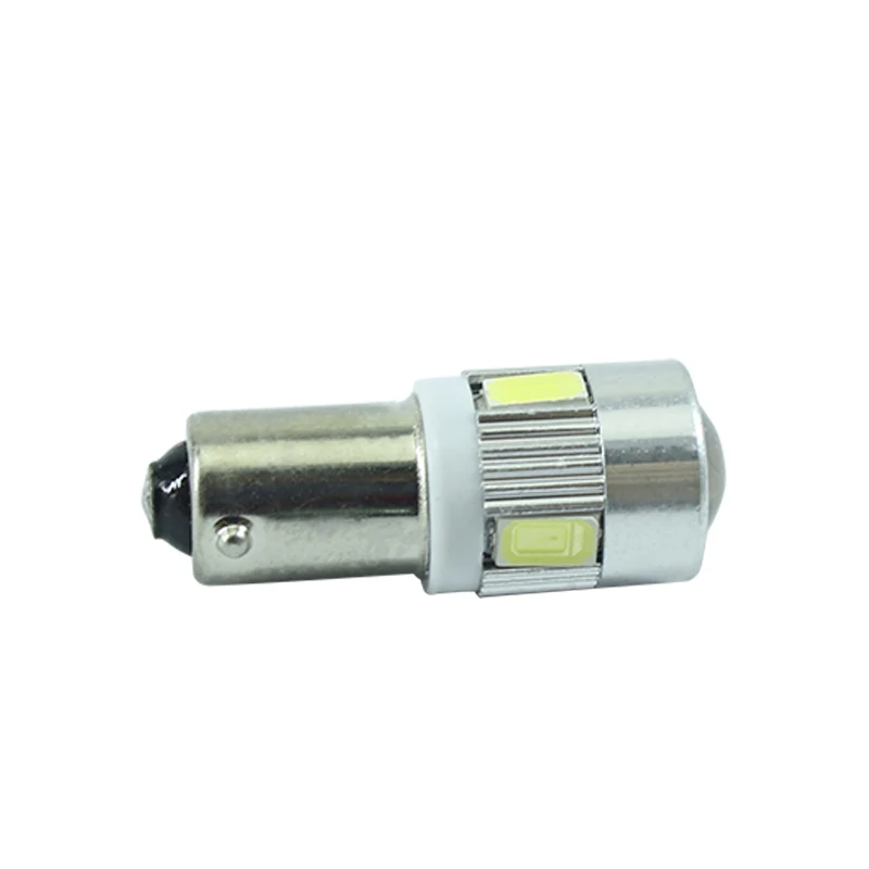 2 шт. BA9S Led T4W поворотные сигнальные задние фонари боковая лампа 6SMD DC 12В Белый |
