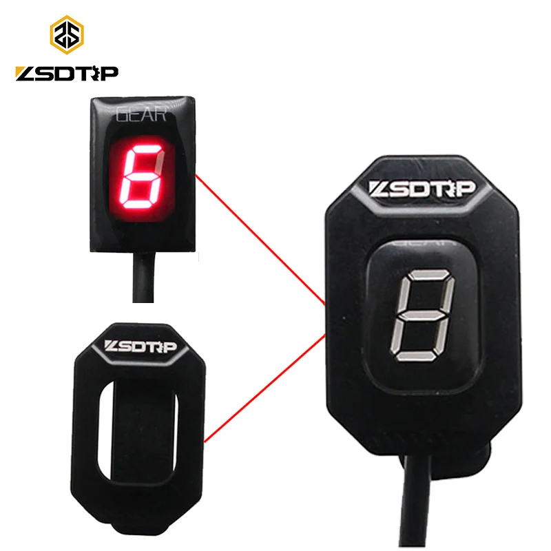 ZSDTRP индикатор шестерни мотоцикла для Honda Harley Kawasaki Yamaha Suzuki Ecu разъем крепление