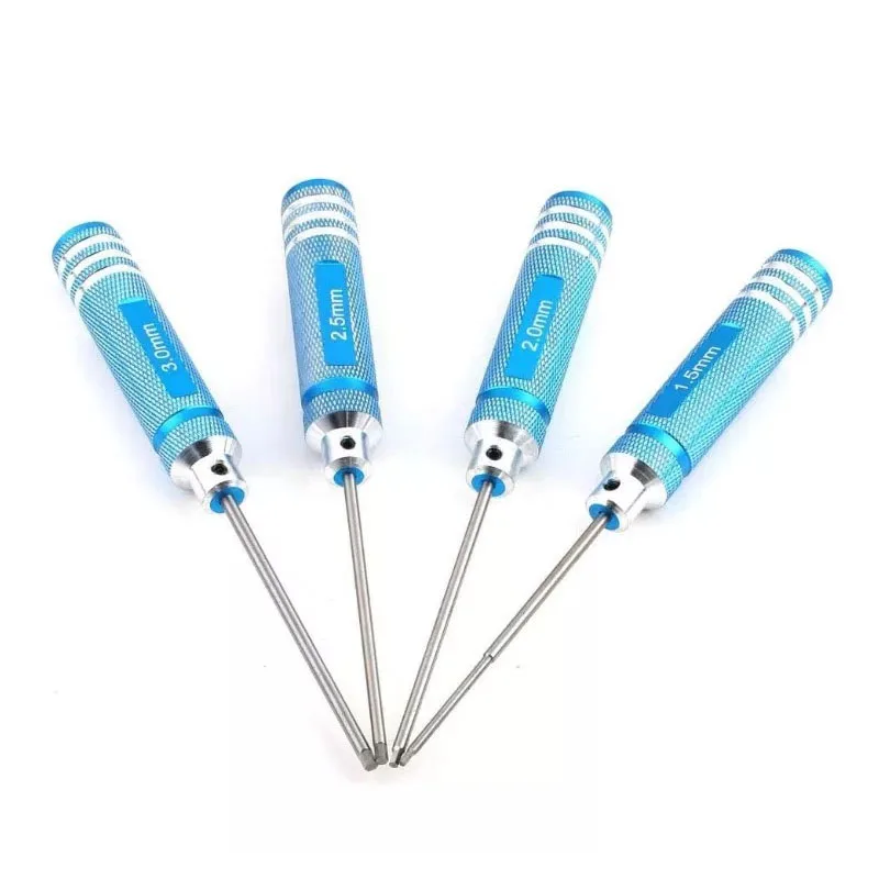 Шестигранная отвертка с ручкой H1.5mm/2 0mm/2 5mm/3 0mm для радиоуправляемой машинки/Heli HPI