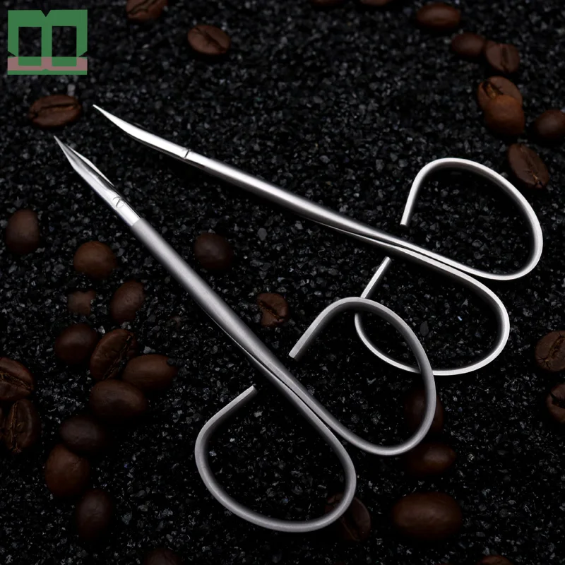 Офтальмологические рабочие ножницы из нержавеющей стали с прямой ручкой 10 см