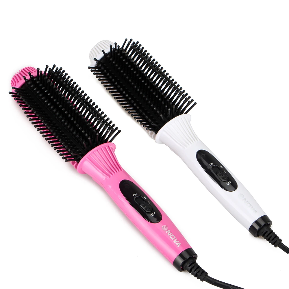 Два в одном портативный быстрый выпрямитель для волос электрическая щетка