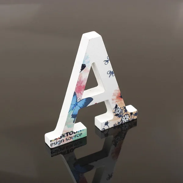 1 шт. деревянные буквы-бабочки Letras с персонализированным именем дизайн