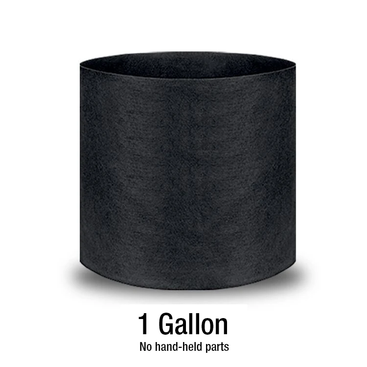 Black-1 gallon 1-10 галлонов ткани для выращивания сумки дышащие горшки для цветов корень мешок контейнер завод умные горшки ручки Садовые принадлежности цветочный горшок - Цвет: Black-1 gallon