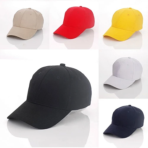 

New Arrival Women Men Casual Pure Color Baseball Cap Adjustable Fitted Sun Hat
