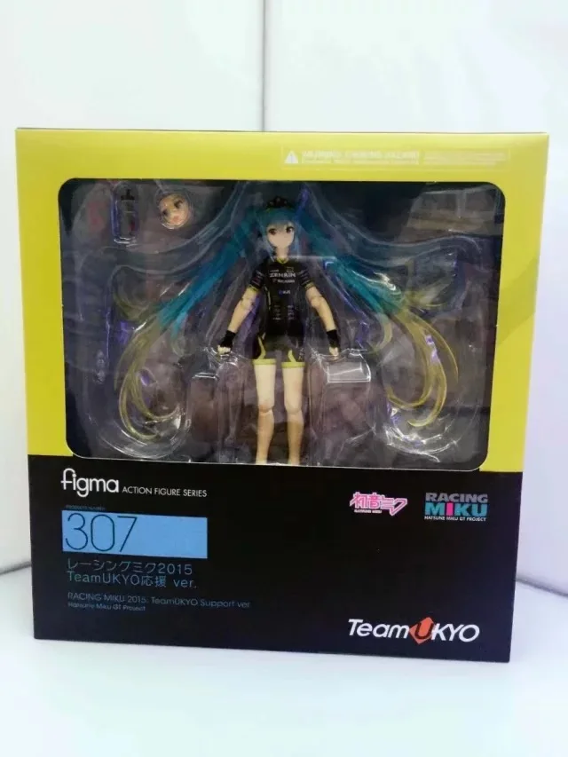 307 Аниме Vocaloid Hatsune Miku Figma EX-037 Twinkle Snow Ver. Figma 307 ПВХ фигурка Коллекционная модель детские игрушки кукла 14 см - Цвет: 307