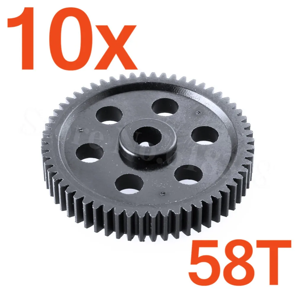 10 шт. RC HSP 03004 Spur Diff основная Шестерня 58T зубья для 1/10 нитро на дороге автомобиль Drift