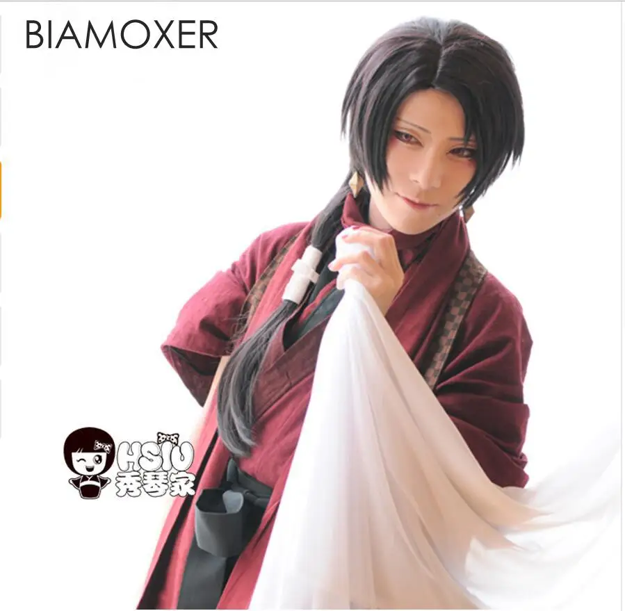 Парик для косплея Biamoxer Kashuu Kiyomitsu парик Touken Ranbu парики костюма аниме бесплатная