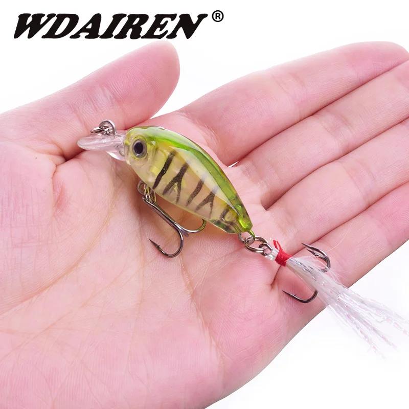 1 шт. рыболовная приманка с петлей 45 мм 3 5 г|lure bait|crank bait3d fish eyes |
