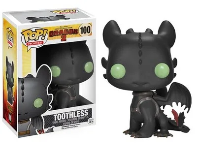 Funko POP Беззубик Как приручить своих драконов Ночная ярость игрушка 10 см ПВХ