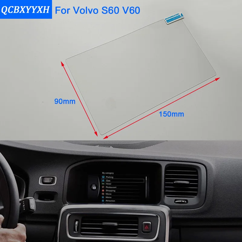 Для Volvo XC60 XC90 V40 S90 S60 V60 Стайлинг автомобиля GPS Навигация экран стекло защитная