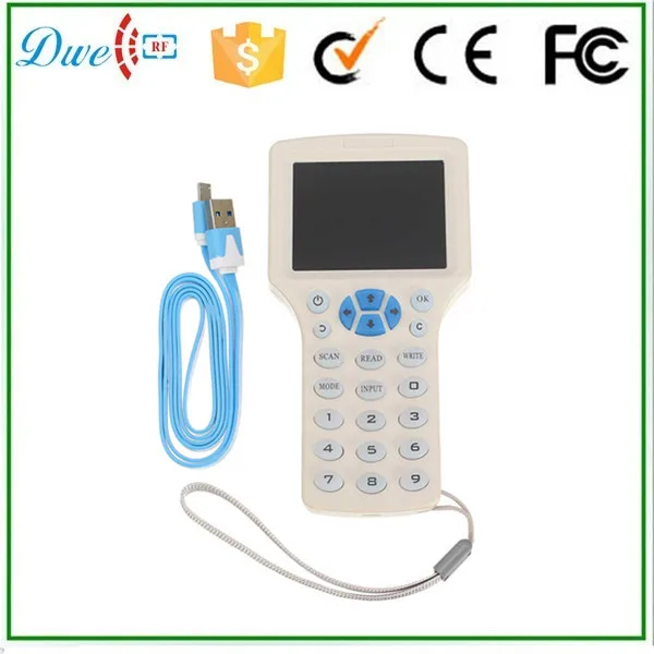 DWE CC RF 9 Частотная копия зашифрованная бесконтактная смарт-карта RFID Копир ID ic-считыватель писатель английская версия