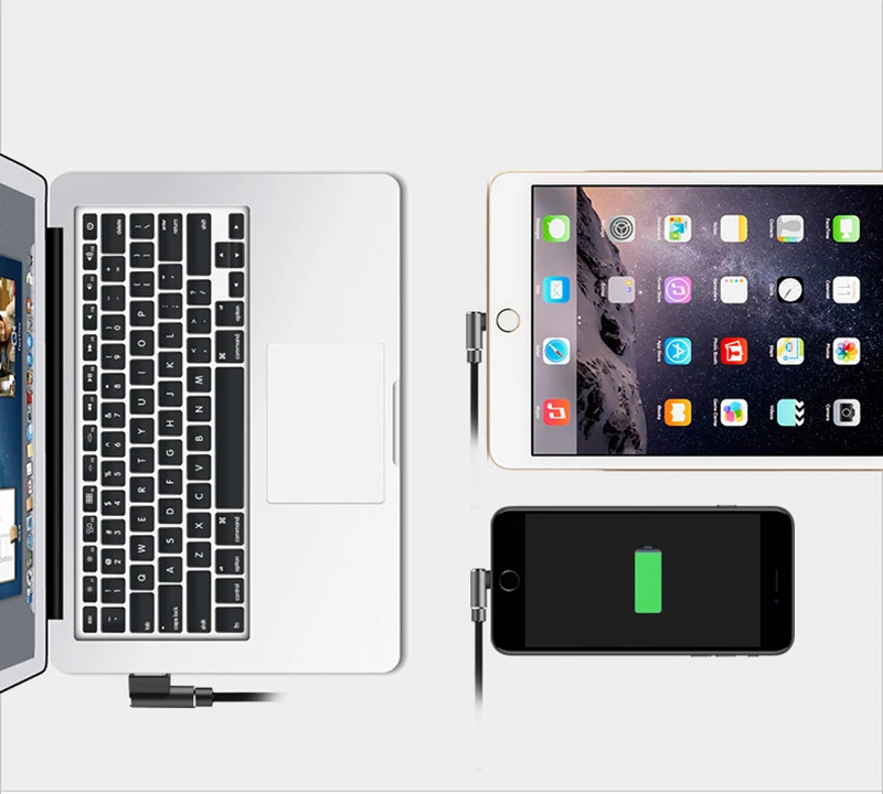 Suntaiho 90 градусов USB кабель для iPhone XS Max XR X 6s 7 8 plus 2A Быстрая зарядка кабель для освещения iPad USB зарядное устройство Дата-кабель