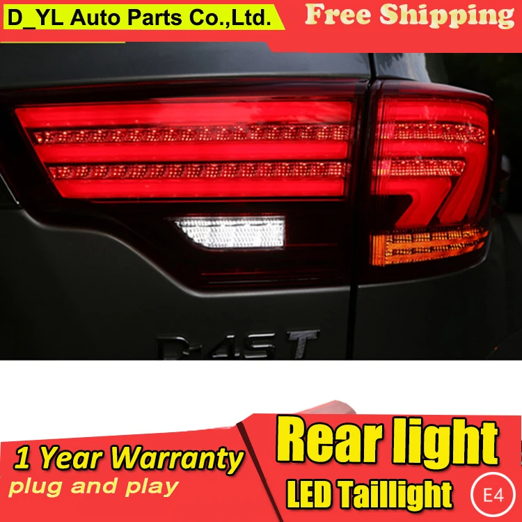 D_YL New Car Styling Taillights For Toyota Highlander 2015 LED Rear Lamp Trunk Light Cover DRL+Signal+Brake+Reverse lamp | Автомобили и