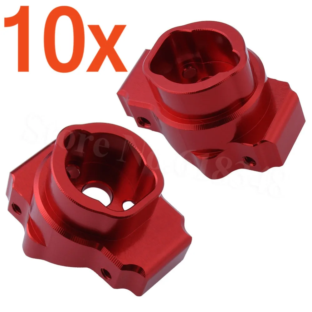 

10 Pairs/Lot Aluminum Alloy Rear Portal Drive Axle Mounts (L&R) for 1/10 RC Traxxas TRX-4 Crawler Truck 8256 Hop Up Parts CNC