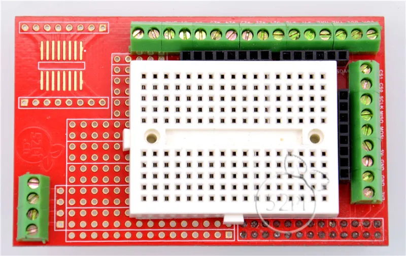 Миниатюрный беспаечный Прототип Макет 170 точек связи для Arduino|breadboard solderless|arduino