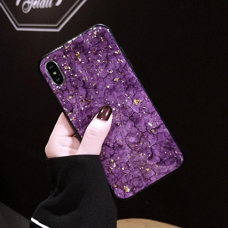 Блестящий Мягкий чехол из ТПУ с мраморным камнем для iPhone 6 6s 8 7 Plus XS Max XR X 10 |
