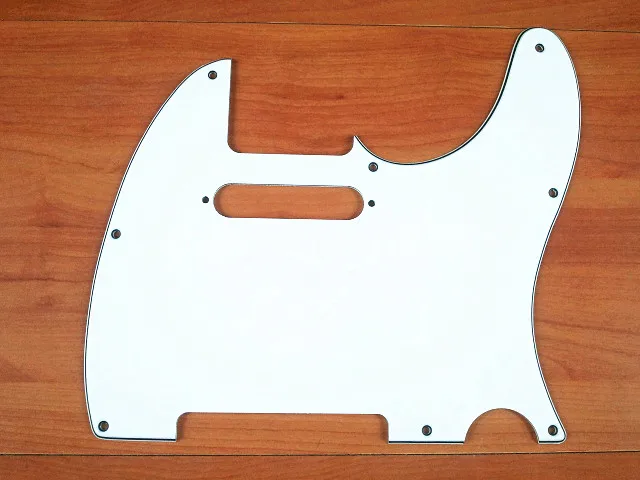 Белые 3 слойные электрогитарные накладки для теле бесплатная доставка оптовая