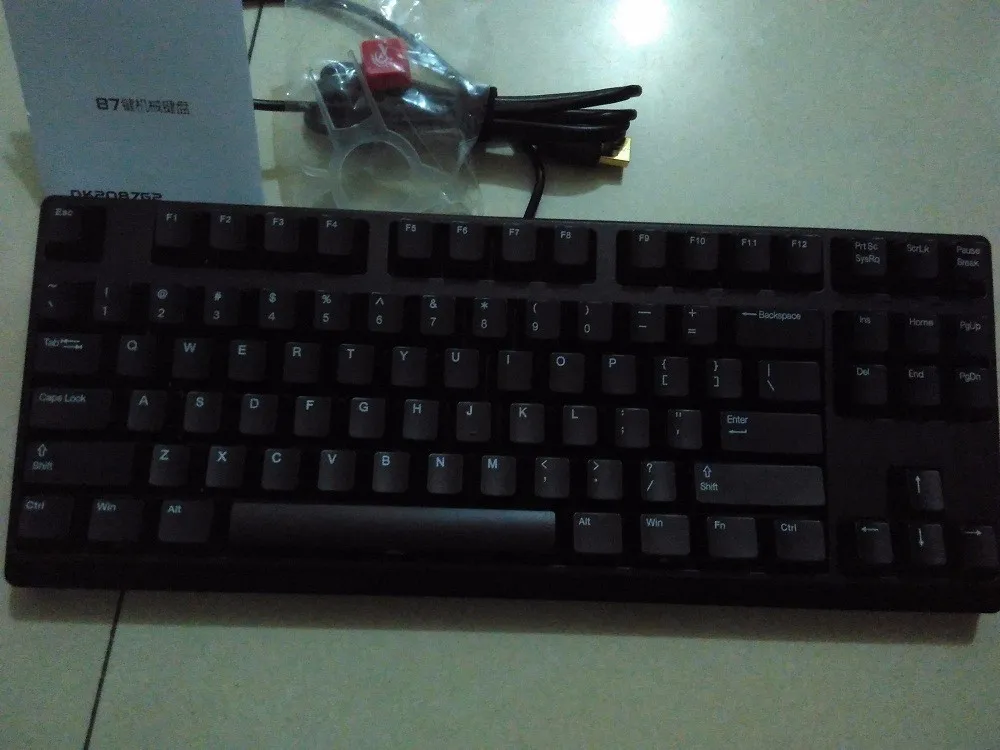 Игра клавиатура душка 2087 TKL компактная Игры Механическая KBT MX коммутаторы