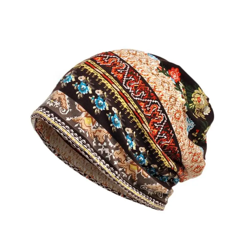 B Шарф Рак шляпа Женщины шапочки Boho Стиль Женские Шапки Мусульманский тюрбан Воротник Аксессуары Шарф головной убор#815 - Цвет: B