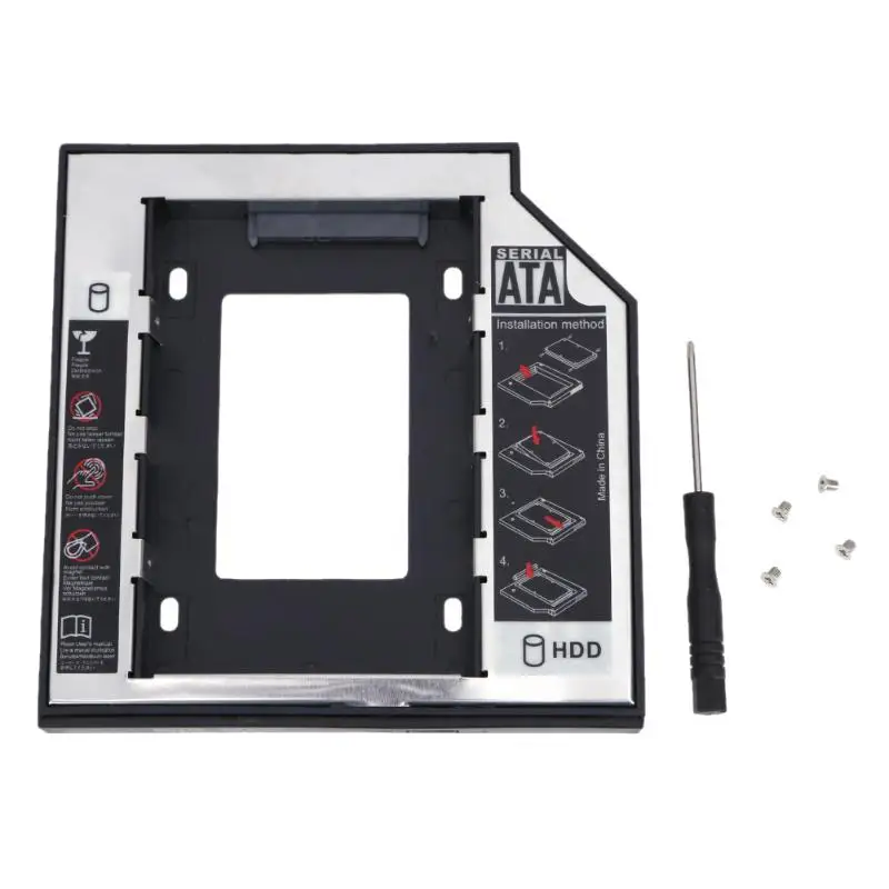 Алюминиевый пластиковый чехол для жесткого диска 12 7 мм 2 5 дюймового SATA SSD|hdd caddy