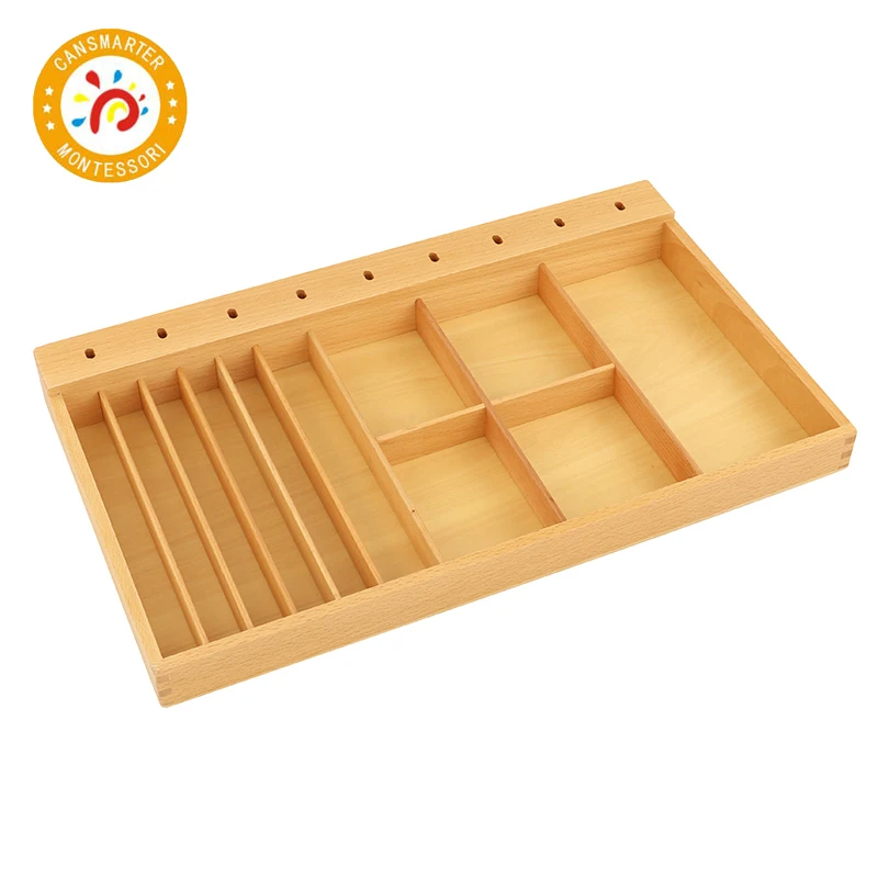 Montessori Material Wooden Glue and Paste Box Teaching Aids Storage Home Classroom Children Toy | Игрушки и хобби