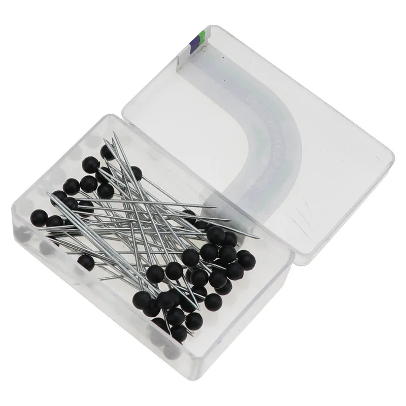 50PCS boxes Стразы, шпильки, сделай сам, для шитья, для шитья, инструмент для фиксации игл, швейный штифт, инструмент Аксессуары для шитья, цветной, сделай сам, для позиционирования рук, штифт - Цвет: 50PCS boxes