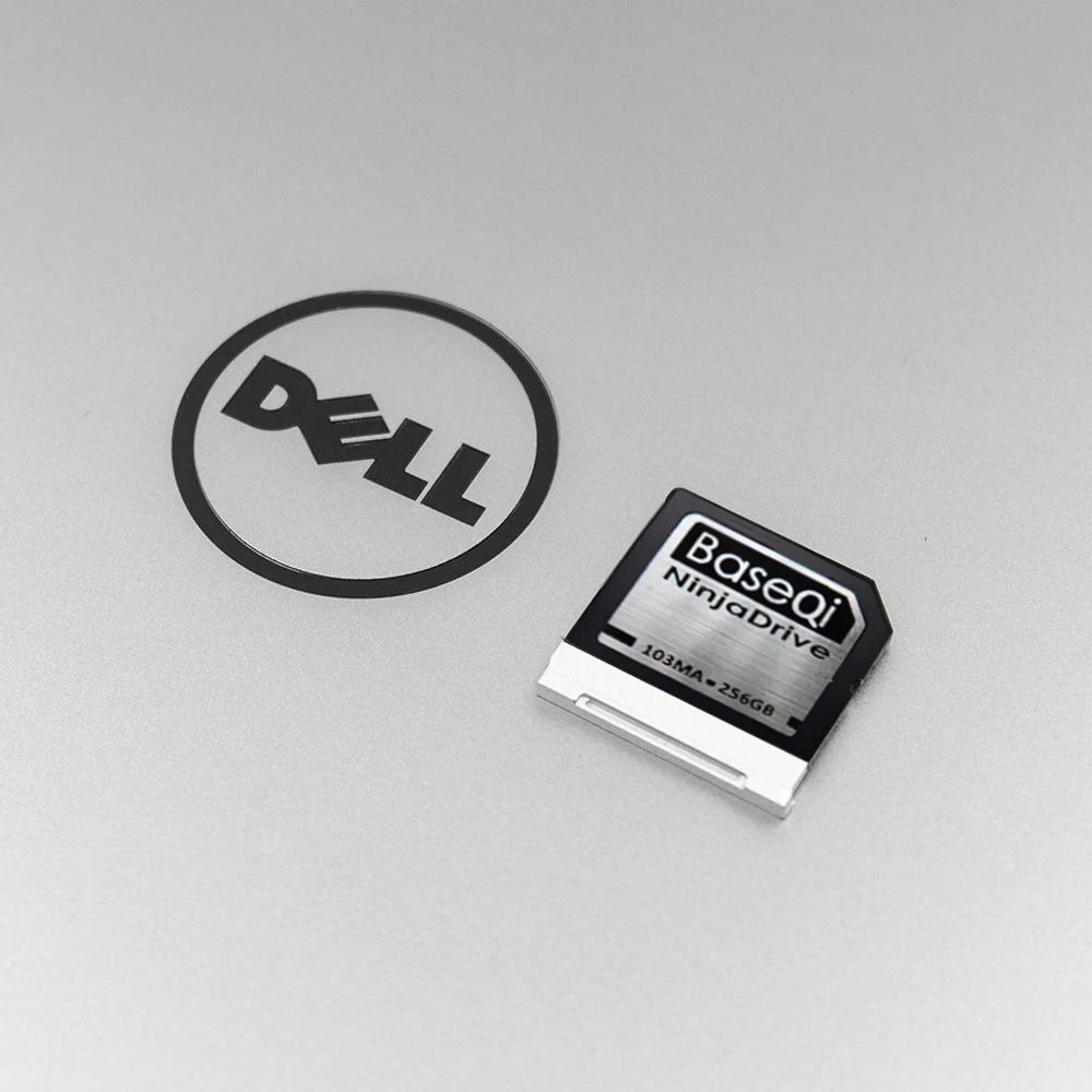 Алюминиевая высокоскоростная карта памяти BaseQi NinjaDrive объемом 256 ГБ SD для Dell XPS 13/15