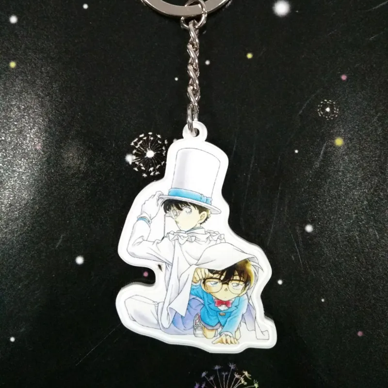Аниме игра Fate/stay night Detective Conan акриловый держатель для ключей Рисунок брелок Шарм