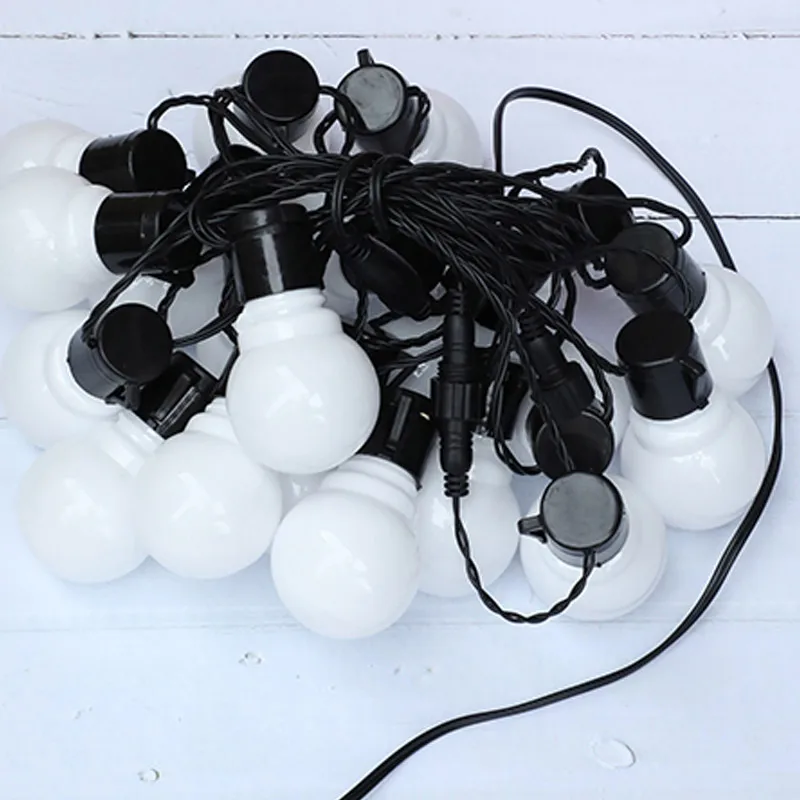 3/5 м 20 светодиодная гирлянда уличные сказочные огни G45 лампы для сада дома свадьбы