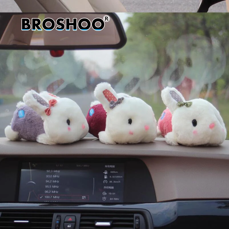 BROSHOO, 3 размера, автомобильный Стайлинг, милый кролик, бамбуковый уголь, посылка, освежитель воздуха, автомобиль, бамбуковый уголь, багдог, автомобиль, воздушный дезодорант, мультфильм