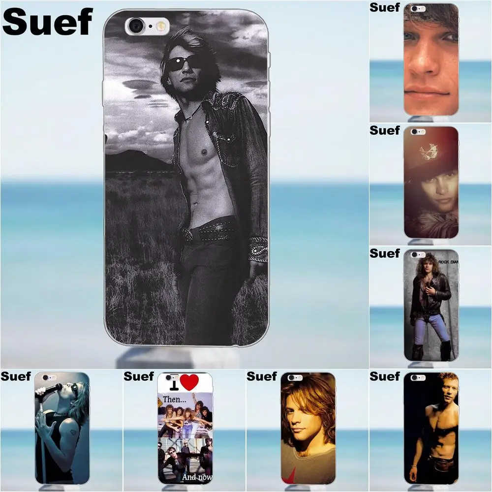 Suef популярный мягкий чехол Jon Bon Jovi для iPhone 4 4S 5 5S 5C SE 6 6S 7 8 Plus X Galaxy J1 J3 J5 J7 A3 A5 2016 2017 |