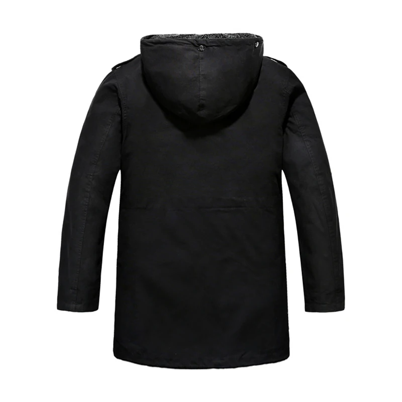 

77City Killer Military Winter Jacket Men Outwear Thick Warm Long Parka Men Camel Hair Liner Hooded Windbreaker Overcoats Male