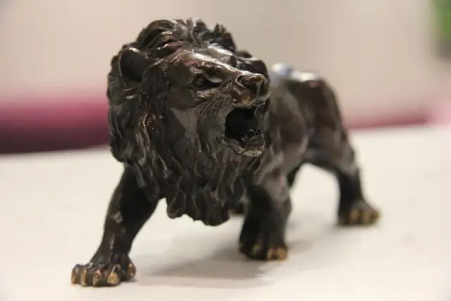 Китайская фольклорная медная латунная крупногабаритная статуя кошачьей ветки