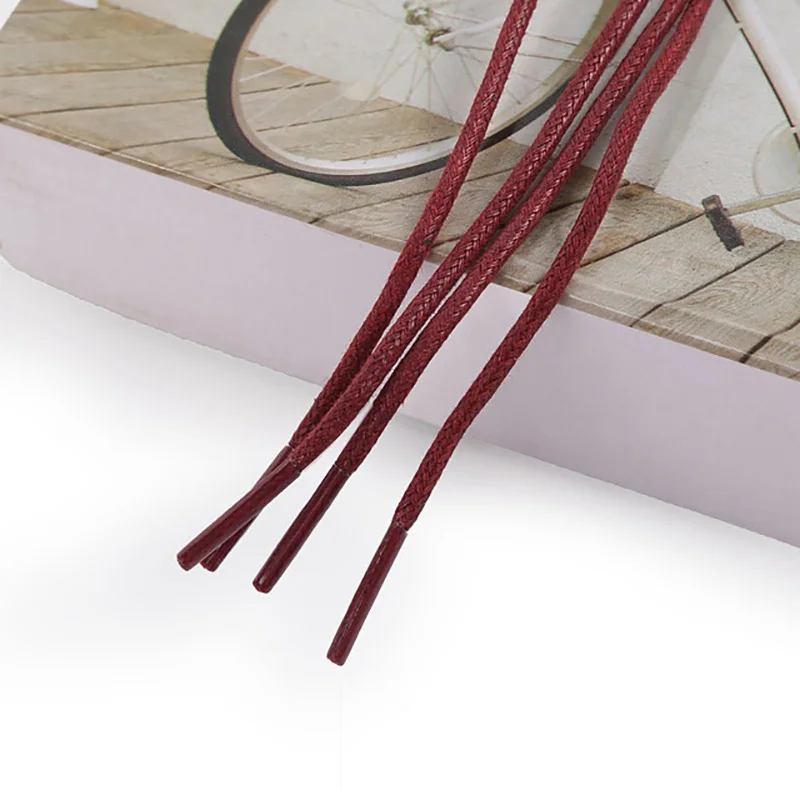 USHINE 70-160cm Round Waxed Colorful Shoelaces Leather Boots Strings Boot Sports Cord | Sneaker Accessories