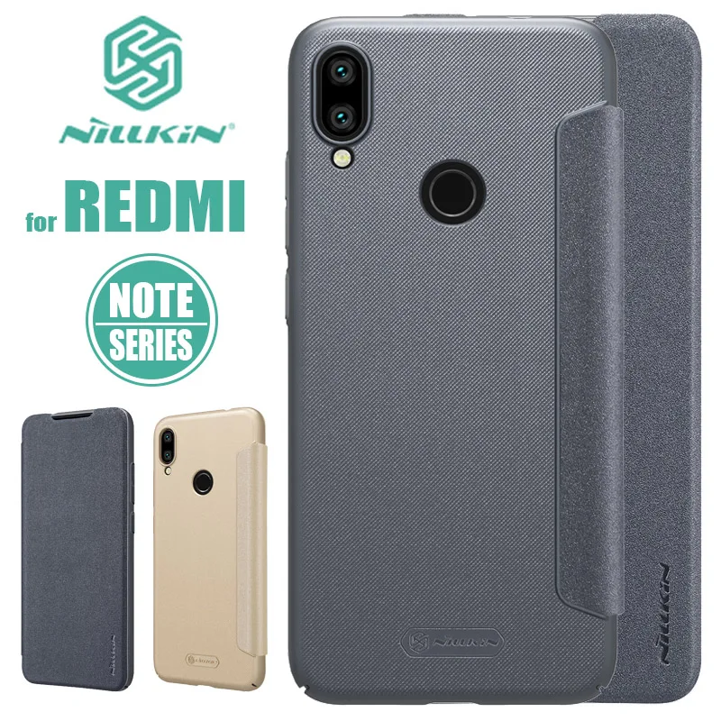 Для Xiaomi Redmi Note 8 7 6 5 Pro Чехол NILLKIN Sparkle роскошный Флип кожаный чехол для телефона