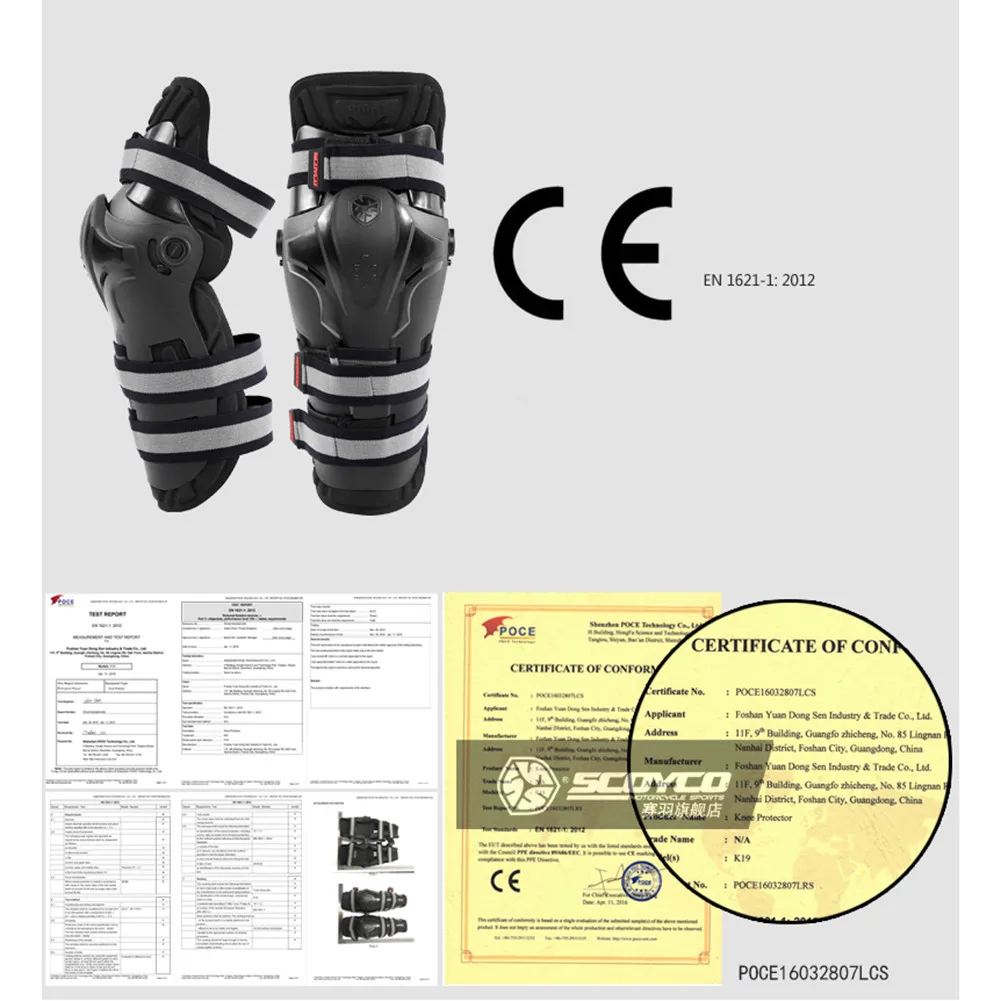 SCOYCO Motocross Off Road Racing Knee Pad Protector Guard Motorcycle Riding KneePads Outdoor Sports Protective Gear Accessories |
