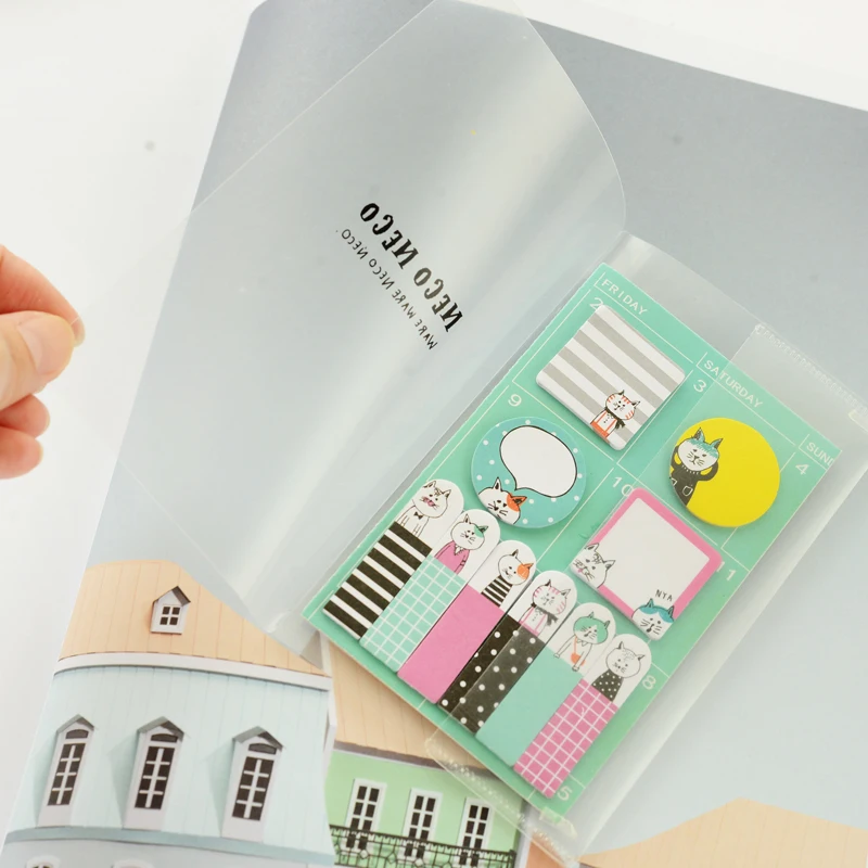 Блокнот с милым котом 6 шт./лот ежедневник ежедневником записная книжка альбом