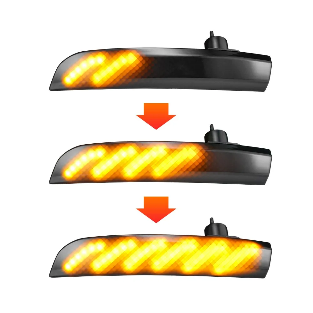 2 шт. автомобильное динамическое зеркало Reaview Blinker для Ford Escape Kuga ECOSPORT светодиодный