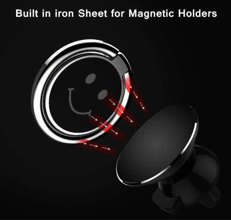 Высококачественный металлический держатель с кольцом-пряжкой Tikigogo из цинкового