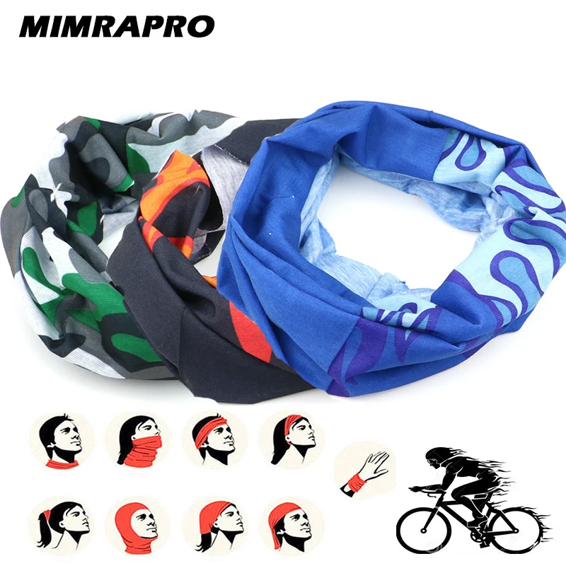 MIMRAPRO велосипедные шапки головной платок волшебный шарф бесшовная трубка для