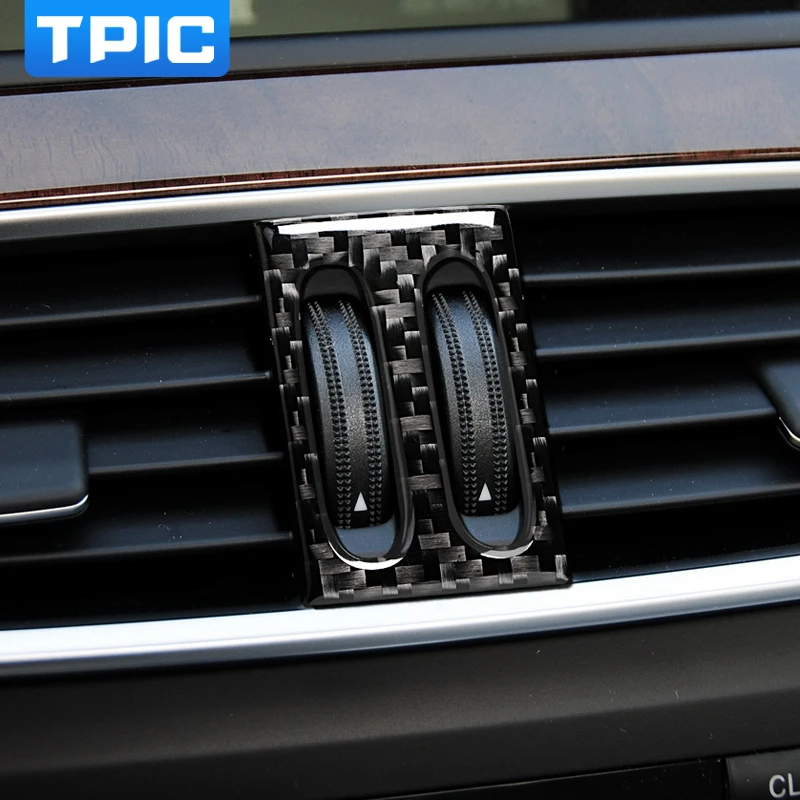 Аксессуары для салона автомобиля TPIC ручка из углеродного волокна выпускного