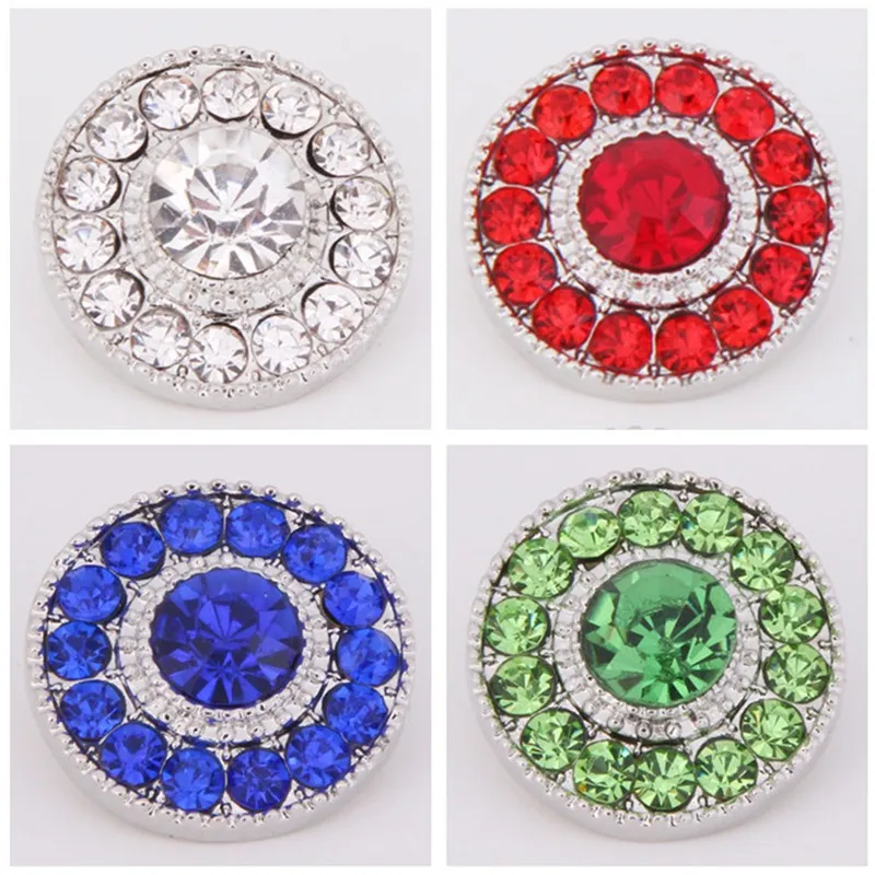 Лидер продаж KZ1162 очаровательные Стразы 18 мм очаровательные кнопки подходят для бриллиантов ожерелья ювелирные изделия оптовая продажа Модные женские