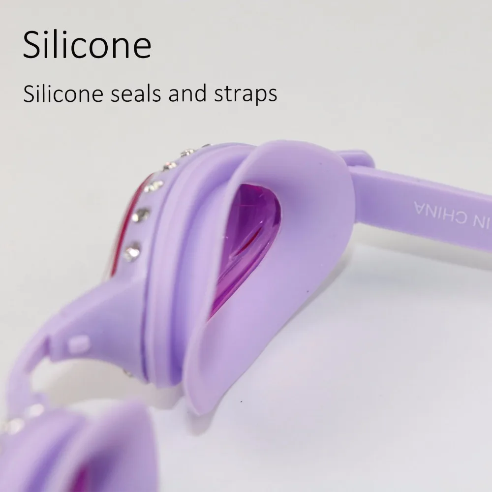 Антизапотевающие солнцезащитные очки для плавания детей регулируемые