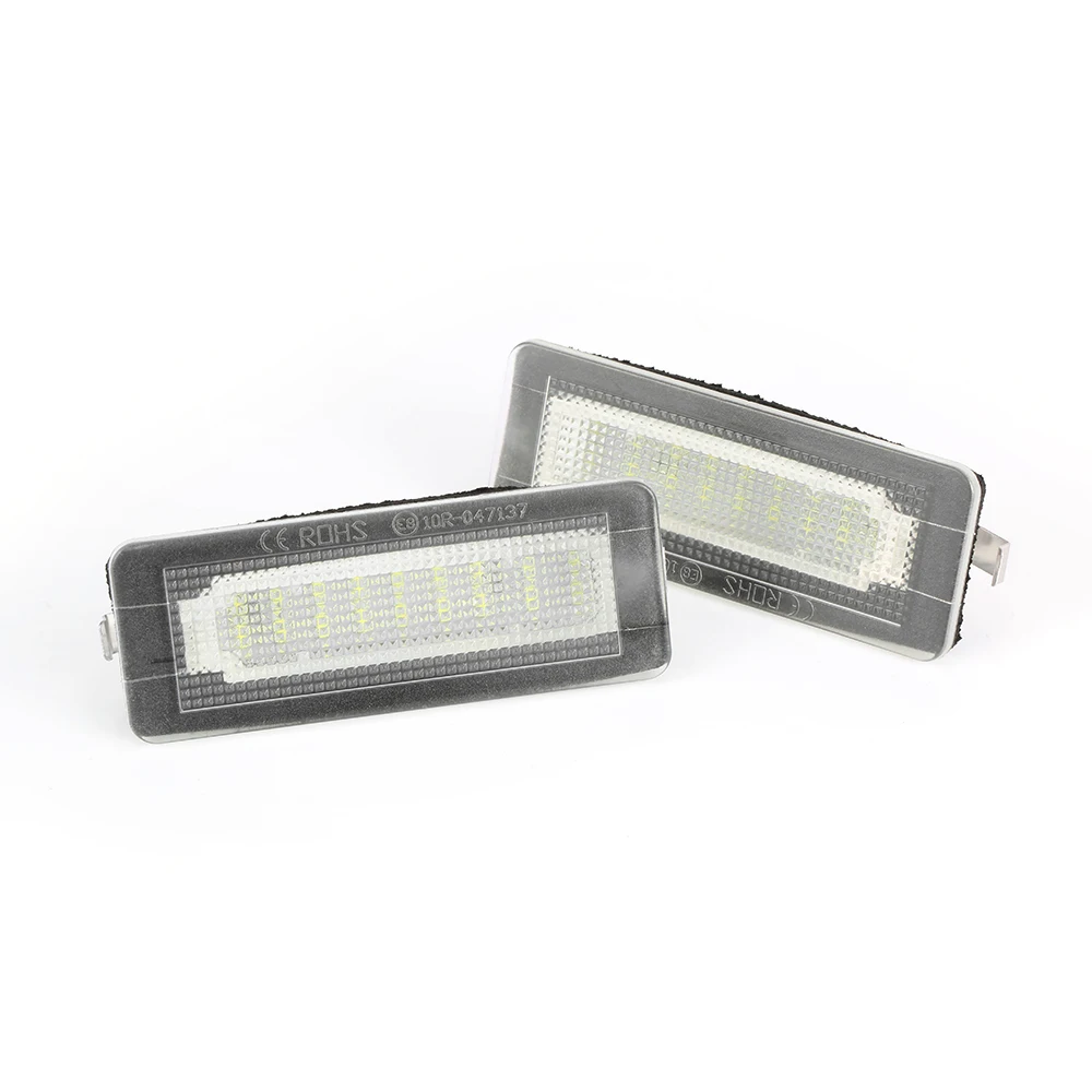 2 шт. 18SMD светодиодный светильник для номерного знака, лампа без ошибок для Benz Smart Fortwo Coupe 450 451 W450 W453 автомобильный светильник