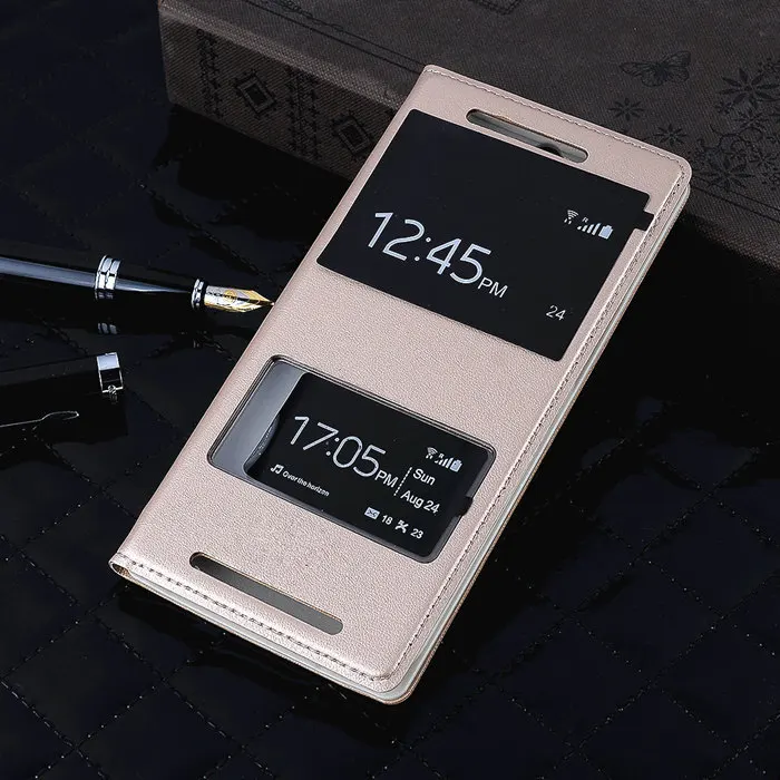 Новинка 2015 высококачественный роскошный чехол из ПУ кожи для HTC One M8 M 8 умный