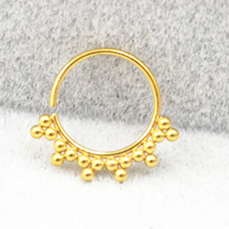 Gold 20GX8MM 50 шт 20gx8/10 мм хирургическая стальная серьга из носового кольца ушной спиральный для хряща Диат носа гвоздики, пирсинг тела ювелирные изделия Новые - Окраска металла: Gold 20GX8MM