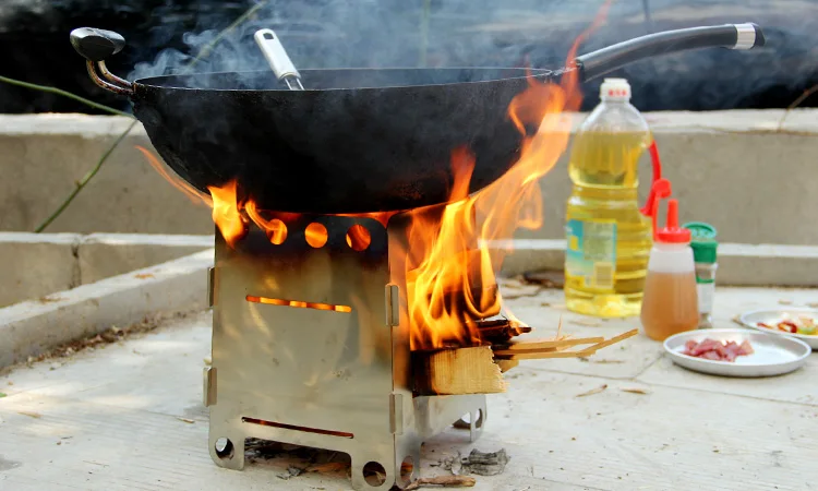 Открытый кулинария отдых на природе складные деревянные плита карманный